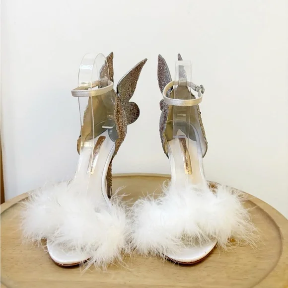 Sophia Webster Chiara Crystal Butterfly Wings Heel - Picture 6 of 12